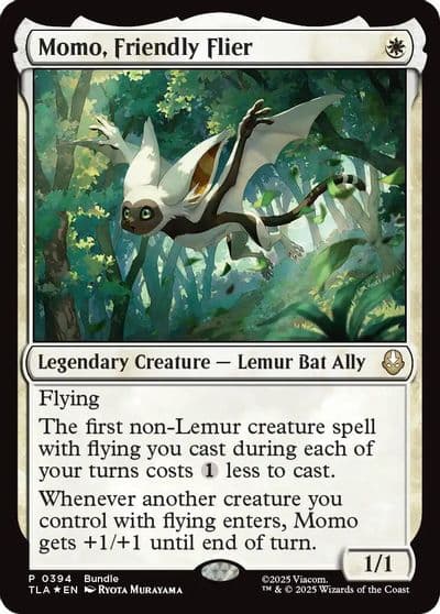 Momo Friendly Flier Unique and Miscellaneous Promos Magic card
