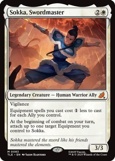 Sokka Swordmaster Avatar: The Last Airbender: Eternal-Legal Magic card