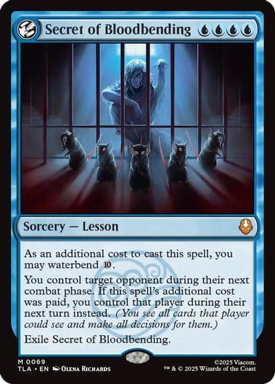 Secret of Bloodbending Avatar: The Last Airbender Magic card
