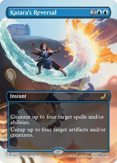 Kataras Reversal Borderless Avatar: The Last Airbender: Eternal-Legal Magic card
