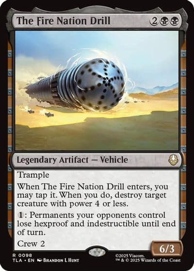 The Fire Nation Drill Avatar: The Last Airbender Magic card