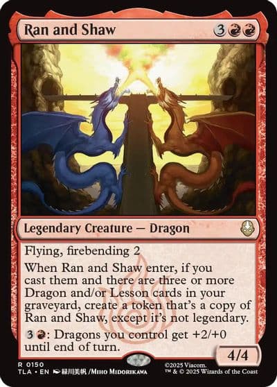 Ran and Shaw Avatar: The Last Airbender Magic card