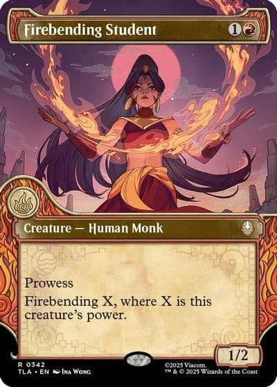 Firebending Student Showcase Avatar: The Last Airbender Magic card