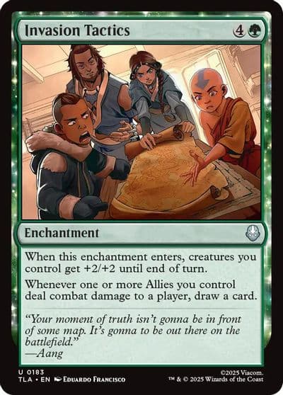 Invasion Tactics Avatar: The Last Airbender Magic card