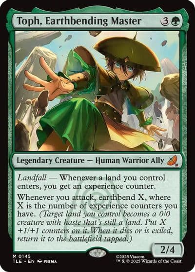 Toph Earthbending Master Avatar: The Last Airbender: Eternal-Legal Magic card