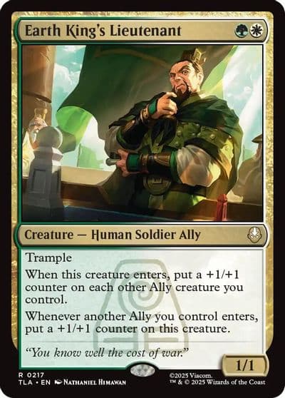 Earth Kings Lieutenant Avatar: The Last Airbender Magic card