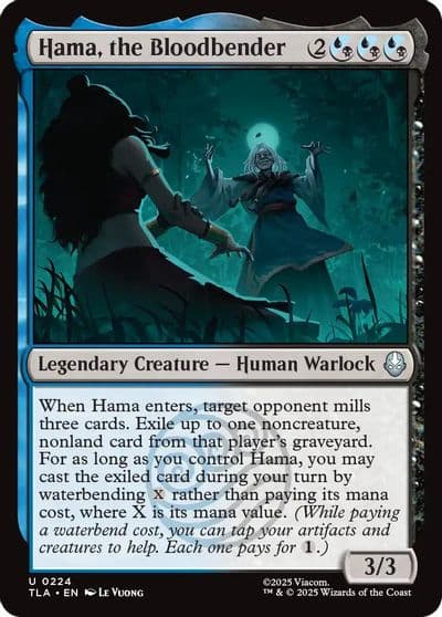 Hama the Bloodbender Avatar: The Last Airbender Magic card