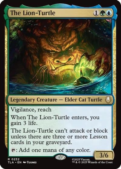 The Lion Turtle Avatar: The Last Airbender Magic card