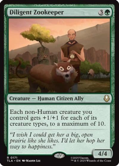 Diligent Zookeeper Avatar: The Last Airbender Magic card