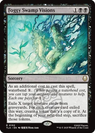 Foggy Swamp Visions Avatar: The Last Airbender Magic card