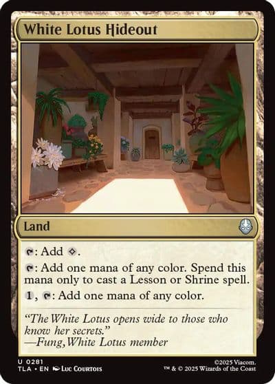 White Lotus Hideout Avatar: The Last Airbender Magic card
