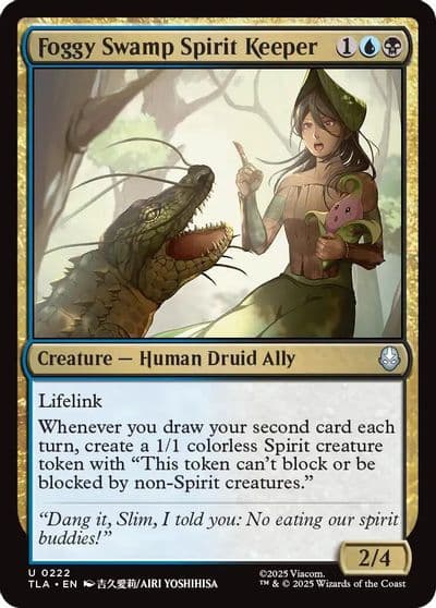 Foggy Swamp Spirit Keeper Avatar: The Last Airbender Magic card