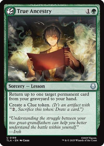 True Ancestry Avatar: The Last Airbender Magic card