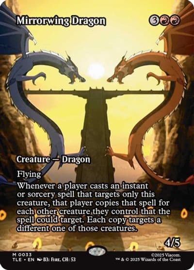 Mirrorwing Dragon Borderless Avatar: The Last Airbender: Eternal-Legal Magic card