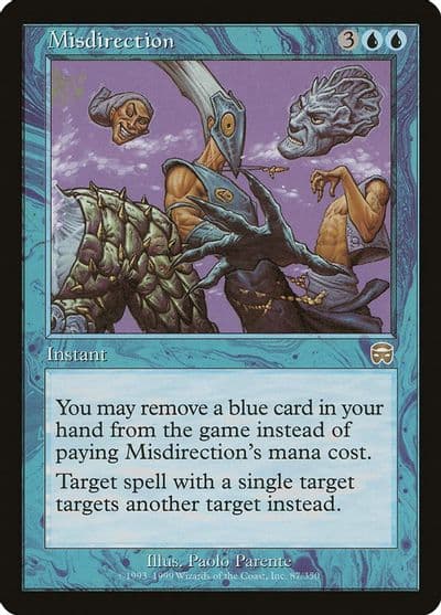 Misdirection Mercadian Masques Magic card