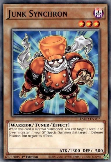 Junk Synchron Legendary 5D's Decks Yu-Gi-Oh! card