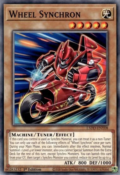 Wheel Synchron Legendary 5D's Decks Yu-Gi-Oh! card