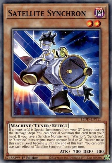 Satellite Synchron Legendary 5D's Decks Yu-Gi-Oh! card
