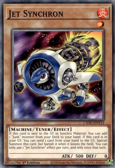 Jet Synchron Legendary 5D's Decks Yu-Gi-Oh! card