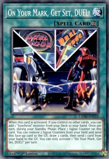 On Your Mark Get Set DUEL Legendary 5D's Decks Yu-Gi-Oh! card