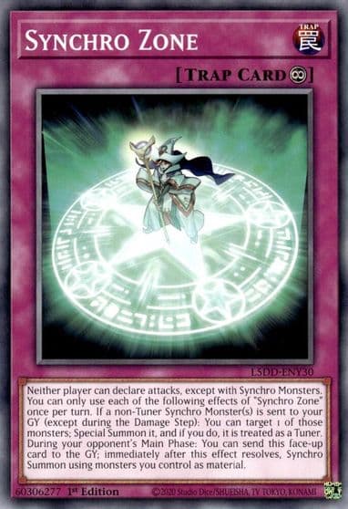 Synchro Zone Legendary 5D's Decks Yu-Gi-Oh! card