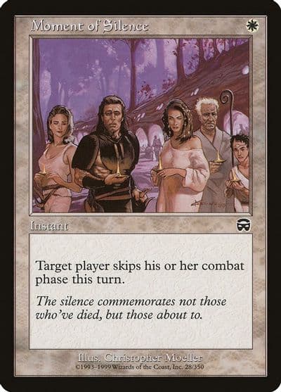 Moment of Silence Mercadian Masques Magic card