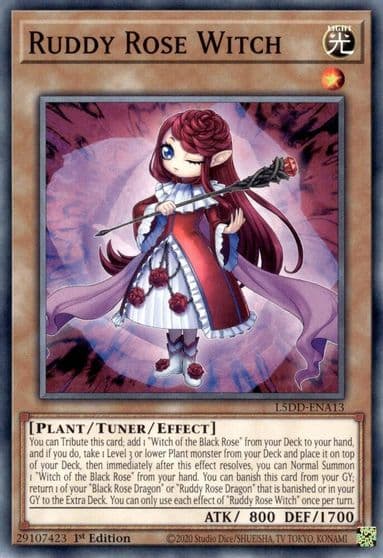 Ruddy Rose Witch Legendary 5D's Decks Yu-Gi-Oh! card