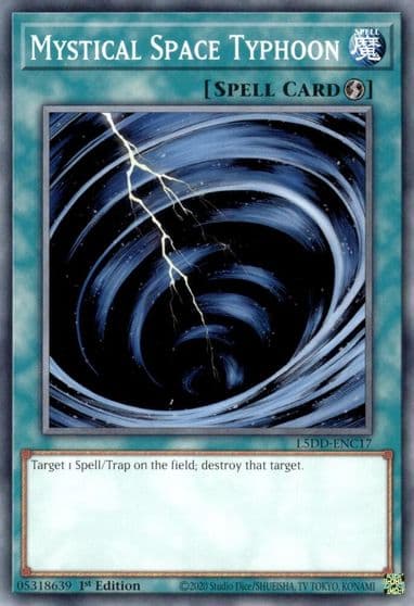 Mystical Space Typhoon Legendary 5D's Decks Yu-Gi-Oh! card