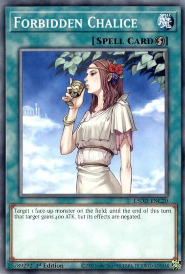 Forbidden Chalice Legendary 5D's Decks Yu-Gi-Oh! card