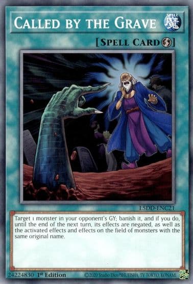 Called by the Grave L5DD ENC21 Legendary 5D's Decks Yu-Gi-Oh! card