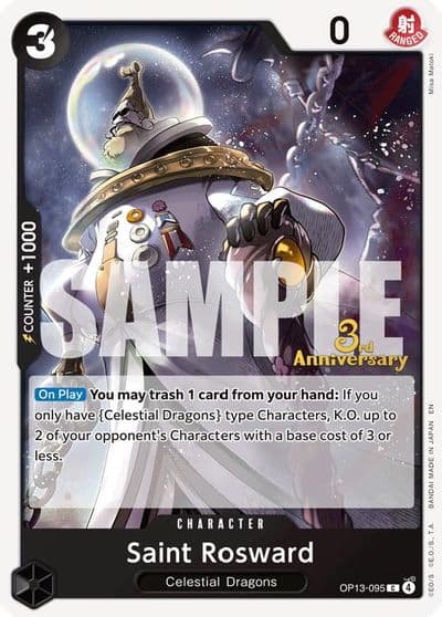 Saint Rosward Carrying On His Will: 3rd Anniversary Tournament Cards One Piece card