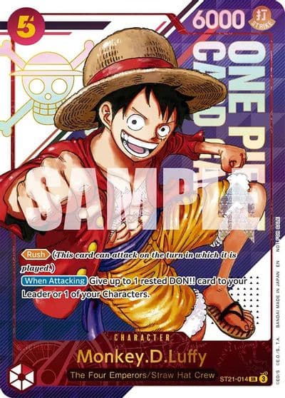 MonkeyDLuffy ST21 014 3rd Anniversary Treasure Campaign Pack One Piece Promotion Cards One Piece card