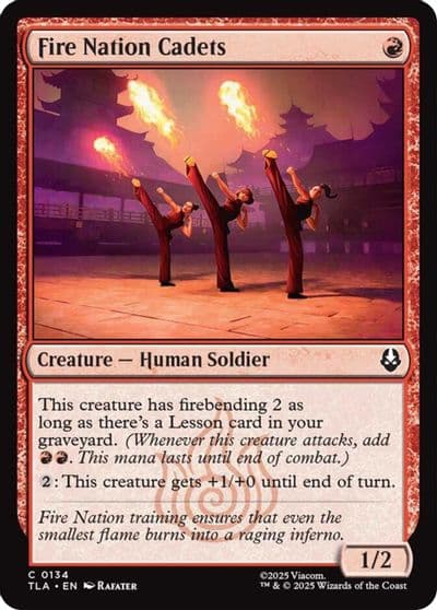 Fire Nation Cadets Avatar: The Last Airbender Magic card