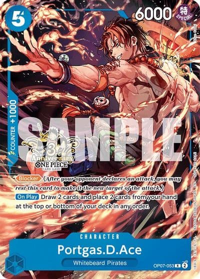 PortgasDAce OP07 053 3rd Anniversary Tournament 3 Brothers Pack Carrying On His Will: 3rd Anniversary Tournament Cards One Piece card