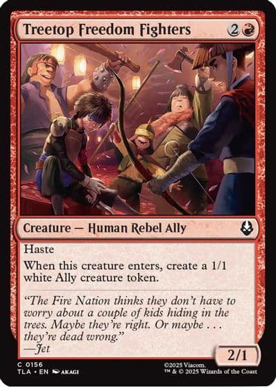 Treetop Freedom Fighters Avatar: The Last Airbender Magic card
