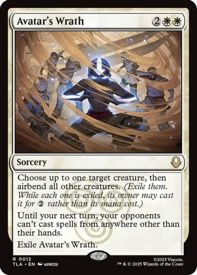 Avatars Wrath Avatar: The Last Airbender Magic card