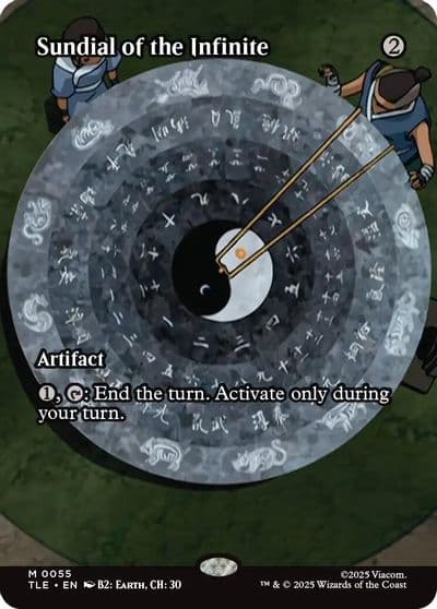 Sundial of the Infinite Borderless Avatar: The Last Airbender: Eternal-Legal Magic card