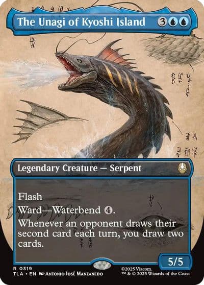 The Unagi of Kyoshi Island Borderless Avatar: The Last Airbender Magic card