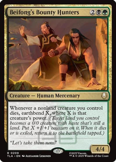 Beifongs Bounty Hunters Avatar: The Last Airbender Magic card
