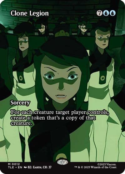 Clone Legion Borderless Avatar: The Last Airbender: Eternal-Legal Magic card