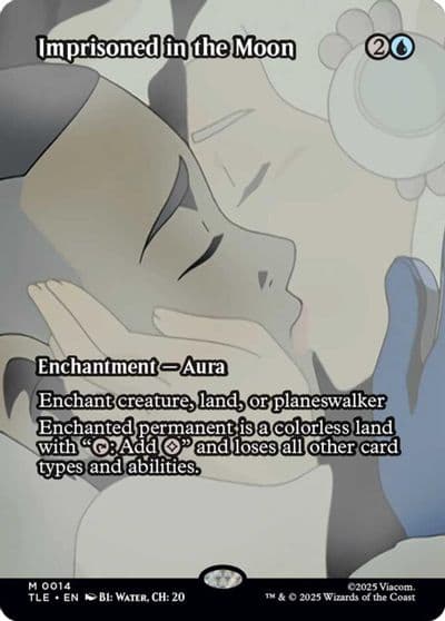 Imprisoned in the Moon Borderless Avatar: The Last Airbender: Eternal-Legal Magic card