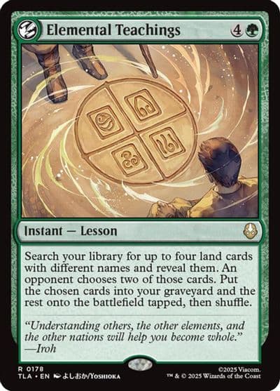Elemental Teachings Avatar: The Last Airbender Magic card