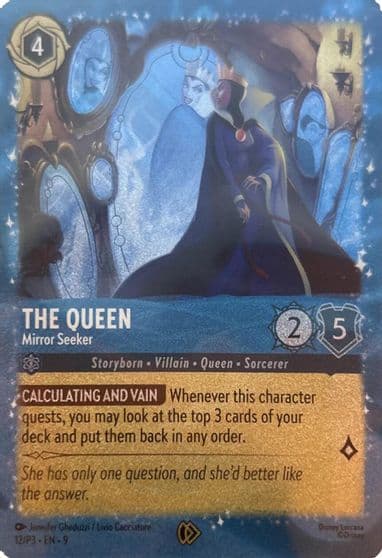The Queen Mirror Seeker Disney Lorcana Promo Cards Lorcana card