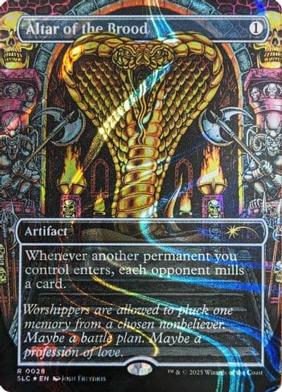 Altar of the Brood Halo Foil Secret Lair Countdown Kit Magic card