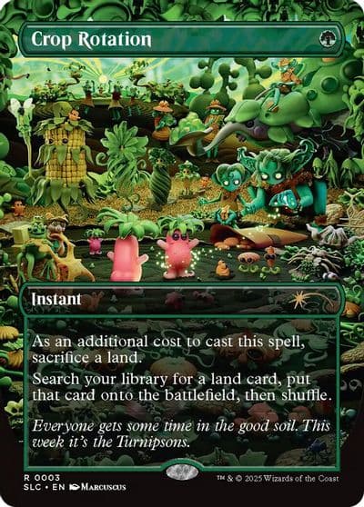 Crop Rotation Secret Lair Countdown Kit Magic card