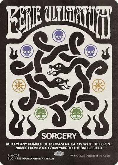 Eerie Ultimatum Secret Lair Countdown Kit Magic card