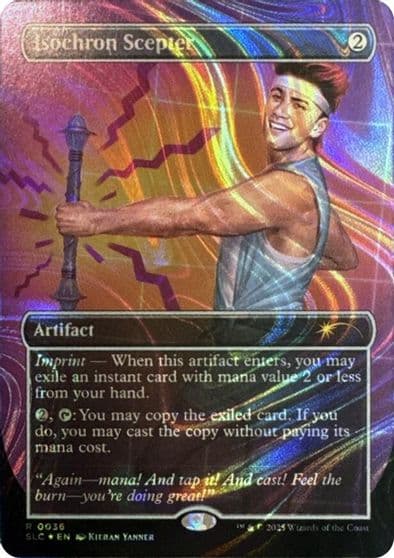 Isochron Scepter Halo Foil Secret Lair Countdown Kit Magic card