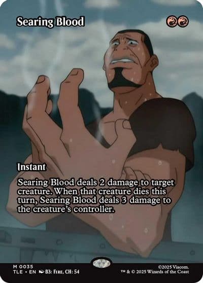 Searing Blood Borderless Avatar: The Last Airbender: Eternal-Legal Magic card