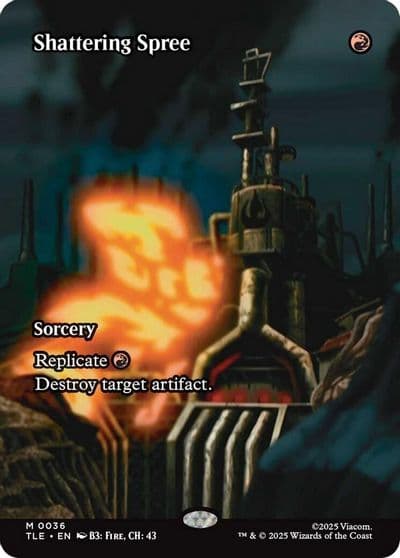 Shattering Spree Borderless Avatar: The Last Airbender: Eternal-Legal Magic card