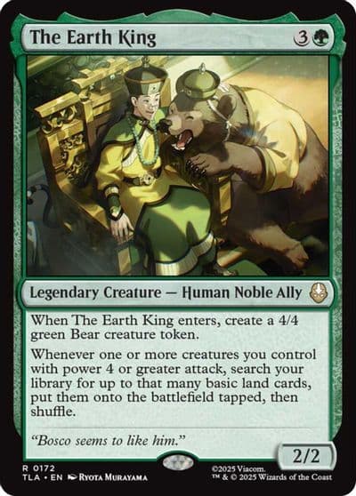 The Earth King Avatar: The Last Airbender Magic card